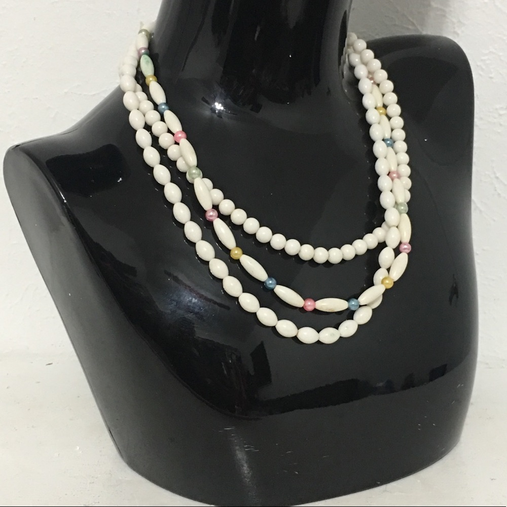 Vintage/Antique Fruit Salad Beaded Necklace